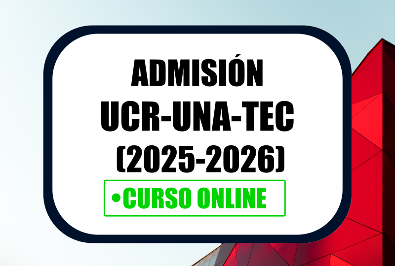 Curso de Admisión UCR-UNA-TEC